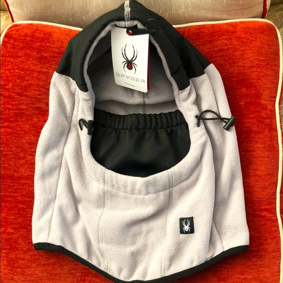 Spyder Other - Spyder Black and Gray Hooded Neck Warmer